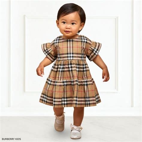 baby girl burberry dress|Burberry baby girl outfit.